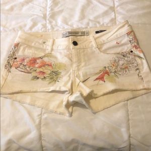 Zara floral shorts